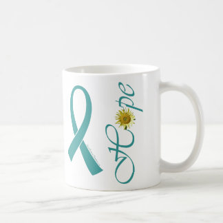 Aquamarine Band-Hoffnungs-Tasse Tasse