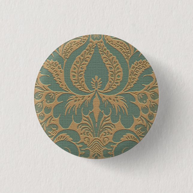 Aquamarine Beistelltaste Button (Vorderseite)