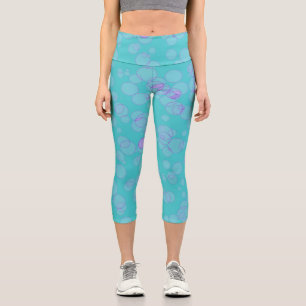 Aquamarine Blasen Capri Leggings