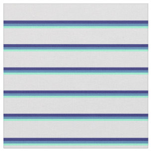 Aquamarine, Blau, Midnight Blue und Lavender Color Stoff