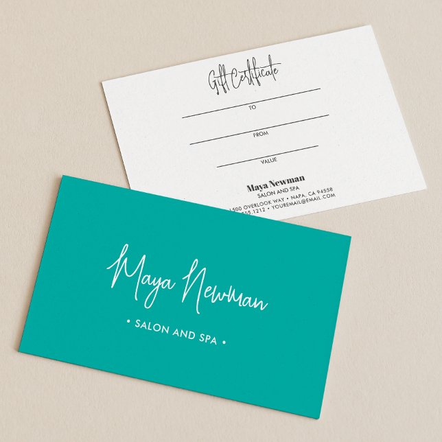 AQUAMARINE BLAU MINIMAL-SIGNATUR-Monogramm-Geschen (Von Creator hochgeladen)