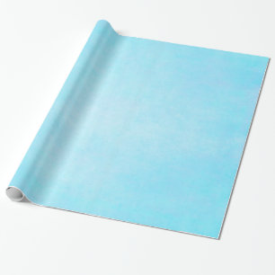 Aquamarine blaue helle Watercolor-Schablone Geschenkpapier