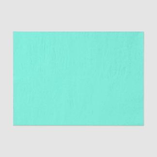 Aquamarine Blue Green Türkis Solid Color Seidenpapier