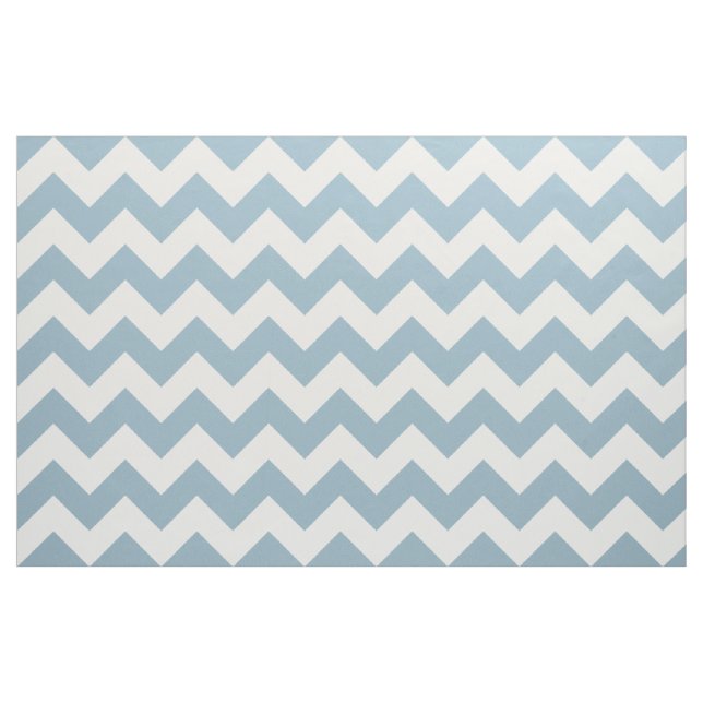 Aquamarine Blue Zickzack Zigzag Fabrik Stoff (Yard (91,4 cm))