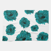 Aquamarine Carnation toss pattern-
