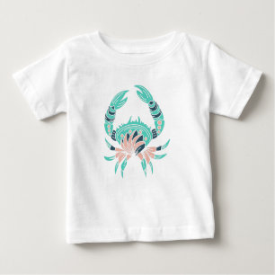 Aquamarine Crab Ocean Lover T - Shirt