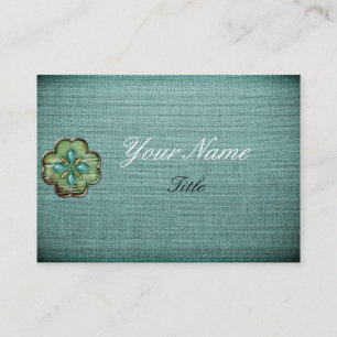 Aquamarine Designer-Visitenkarte Visitenkarte