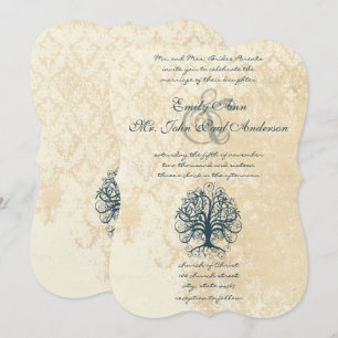 Aquamarine Einladungen zum Hochzeitsfeiern