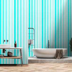 Aquamarine Farbverläufe gestrichen Tapete