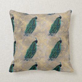 Aquamarine Friedensbemühungen Kissen