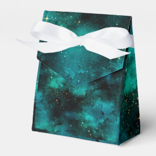 Aquamarine Galaxy Serie Design 1 Tote Bag Geschenkschachtel