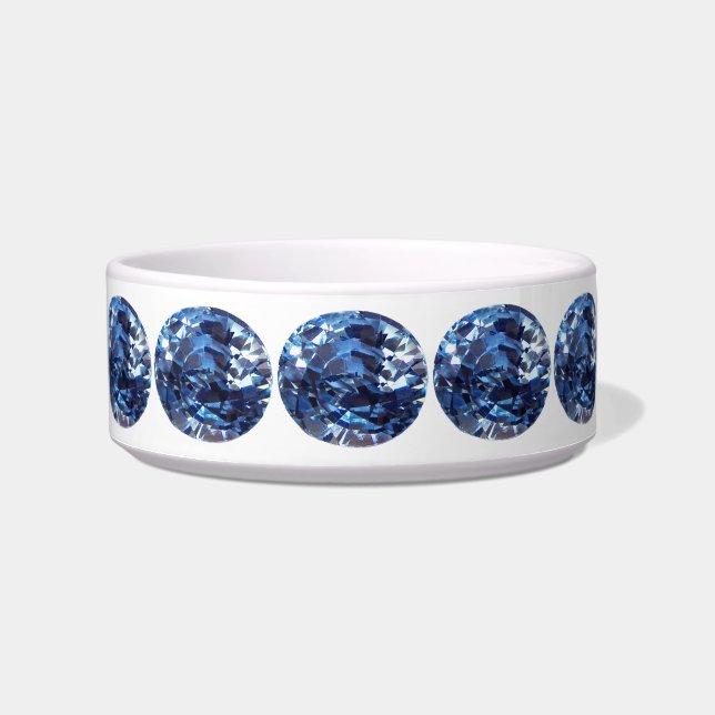 Aquamarine Gemstone, Sky Blue Napf (Vorderseite)