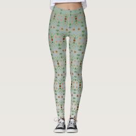 Aquamarine Gemusterte Leggings