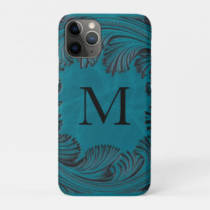 Aquamarine geschliffene Imitate Leder Western Blum Case-Mate iPhone Hülle