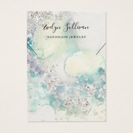 Aquamarine Glitzer-Halskette