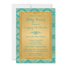 Aquamarine, Gold IMITATE Glitzer Kinderdusche Einl