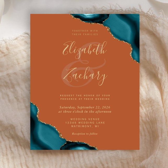 Aquamarine Goldgatterrust-Hochzeit (Von Creator hochgeladen)