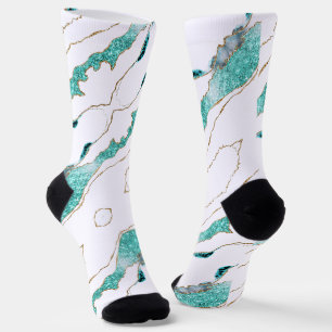 Aquamarine Goldsocken Socken