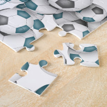 aquamarine graue Mannschaft färbt Jungen Fußball