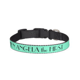 Aquamarine Green Hundehalsband Personalisiert Haustierhalsband