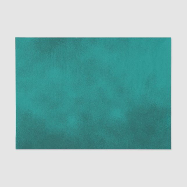 Aquamarine grüne Fleck-Farbe Seidenpapier (Vorderseite)