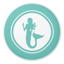 Aquamarine grüne keramikknauf