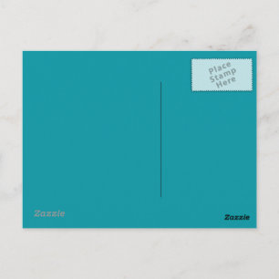 Aquamarine grüne Postkarte