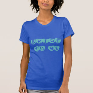 Aquamarine Herzblüte T-Shirt