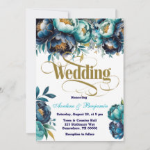 Aquamarine Hochzeit der Blaue Wasserfarbe