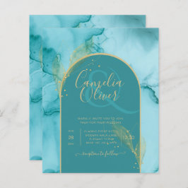 Aquamarine Hochzeit des Ocean Turquoise