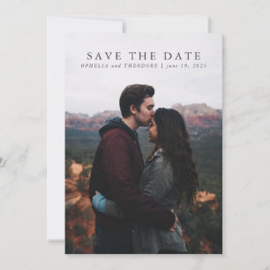 Aquamarine Hochzeit im botanischen Grünen Save The Date
