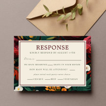 Aquamarine Hochzeit mit gemalt floraler Dunkelheit