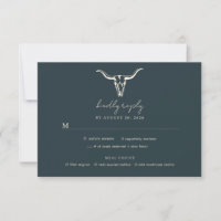 Aquamarine Hochzeit RSVP