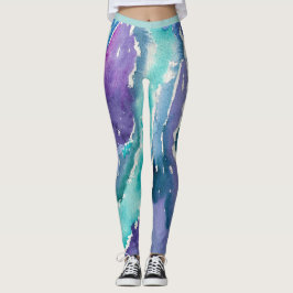 Aquamarine Ikone Leggings