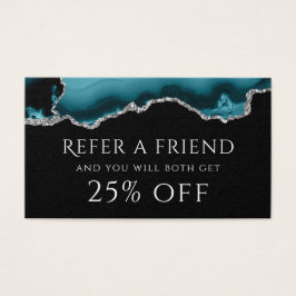 aquamarine Kartenüberweisungskarte