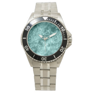 Aquamarine Krummstoff Armbanduhr