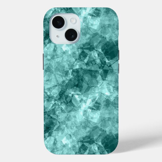 Aquamarine Krummstoff Case-Mate iPhone Hülle (Rückseite)
