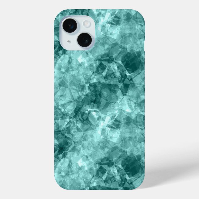 Aquamarine Krummstoff Case-Mate iPhone Hülle (Rückseite)