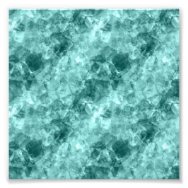 Aquamarine Krummstoff Fotodruck