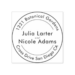 Aquamarine Lila Gelbfrühlingssonne Blume Hochzeit Gummistempel