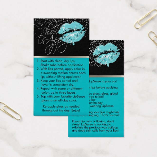 Aquamarine Lippen - Anwenden und Tipps (Büro)