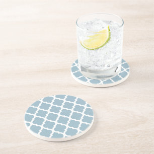 Aquamarine marokkanische Tile Trellis Untersetzer
