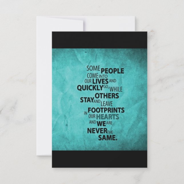 AQUAMARINE MENSCHEN VERLIESS FOOTPRINTS AUF IHREM  (Vorderseite)