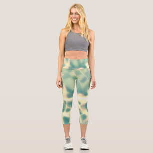 Aquamarine Netze und Netze aus leichten Capri-Legg Capri Leggings