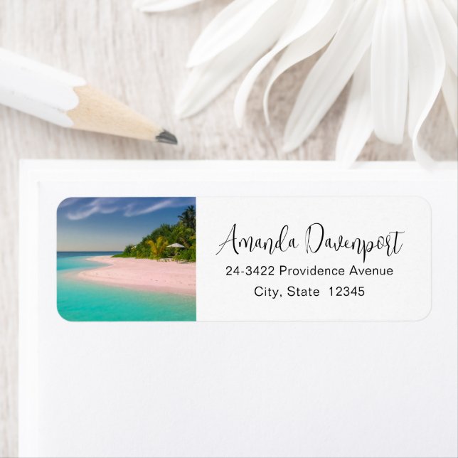  Aquamarine Ocean Tropical Beach Scenic Address (Insitu)