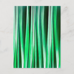 Aquamarine-Ozean-Stripy Muster Postkarte