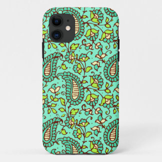 Aquamarine Paisley iPhone 5 Case-Mate 11 Hülle