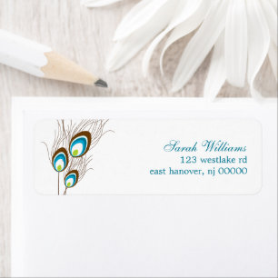 Aquamarine Pfauenfeathers