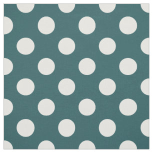 Aquamarine Polka-Punkte Stoff