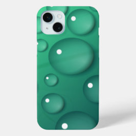 Aquamarine Raindrop Textur Case-Mate iPhone Hülle